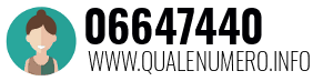 Numero di telefono 06647440 06647440