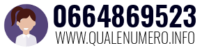 Numero di telefono 0664869523 0664869523