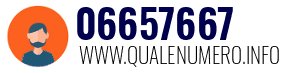 Numero di telefono 06657667 06657667