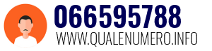 Numero di telefono 066595788 066595788