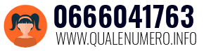 Numero di telefono 0666041763 0666041763