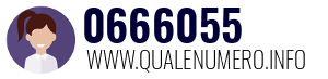 Numero di telefono 0666055 0666055