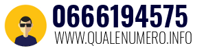 Numero di telefono 0666194575 0666194575
