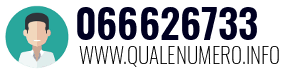 Numero di telefono 066626733 066626733