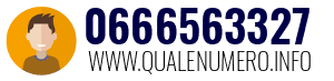 Numero di telefono 0666563327 0666563327
