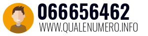 Numero di telefono 066656462 066656462