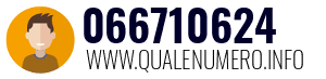Numero di telefono 066710624 066710624