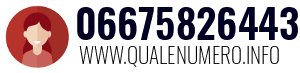 Numero di telefono 06675826443 06675826443