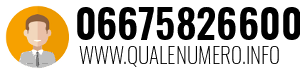 Numero di telefono 06675826600 06675826600