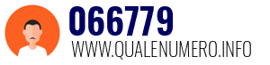 Numero di telefono 066779 066779