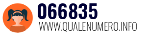 Numero di telefono 066835 066835