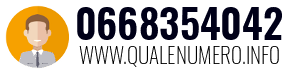 Numero di telefono 0668354042 0668354042