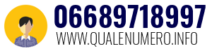 Numero di telefono 06689718997 06689718997