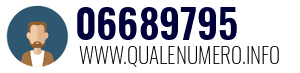 Numero di telefono 06689795 06689795
