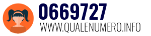 Numero di telefono 0669727 0669727