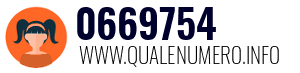 Numero di telefono 0669754 0669754