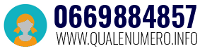Numero di telefono 0669884857 0669884857