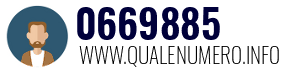 Numero di telefono 0669885 0669885