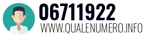Numero di telefono 06711922 06711922