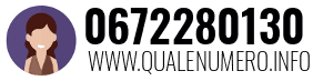 Numero di telefono 0672280130 0672280130