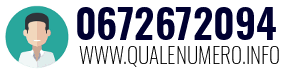 Numero di telefono 0672672094 0672672094