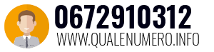 Numero di telefono 0672910312 0672910312