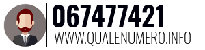 Numero di telefono 067477421 067477421