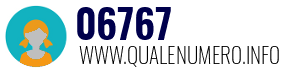 Numero di telefono 06767 06767