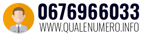 Numero di telefono 0676966033 0676966033