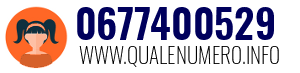 Numero di telefono 0677400529 0677400529