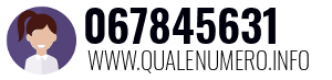 Numero di telefono 067845631 067845631