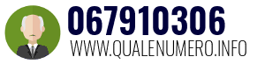 Numero di telefono 067910306 067910306