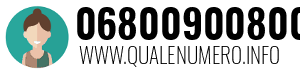 Numero di telefono 06800900800 06800900800