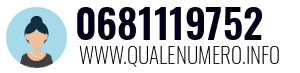Numero di telefono 0681119752 0681119752