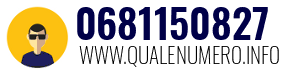 Numero di telefono 0681150827 0681150827