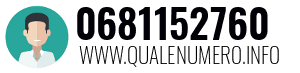 Numero di telefono 0681152760 0681152760