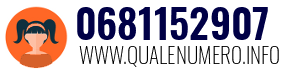 Numero di telefono 0681152907 0681152907