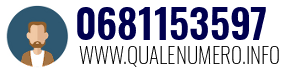 Numero di telefono 0681153597 0681153597