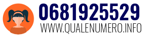 Numero di telefono 0681925529 0681925529