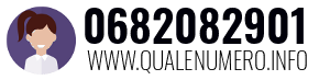 Numero di telefono 0682082901 0682082901