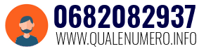Numero di telefono 0682082937 0682082937