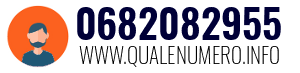 Numero di telefono 0682082955 0682082955