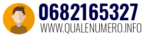 Numero di telefono 0682165327 0682165327