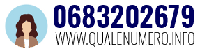 Numero di telefono 0683202679 0683202679
