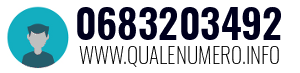Numero di telefono 0683203492 0683203492