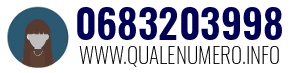 Numero di telefono 0683203998 0683203998