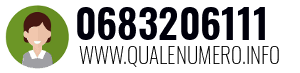 Numero di telefono 0683206111 0683206111