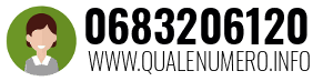 Numero di telefono 0683206120 0683206120