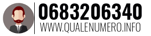 Numero di telefono 0683206340 0683206340
