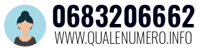 Numero di telefono 0683206662 0683206662